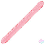 Doc Johnson Sex Toys - Crystal Jellies 18 Inch Double Dong - Pink