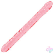 Doc Johnson Sex Toys - Crystal Jellies 18 Inch Double Dong - Pink