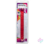 Doc Johnson Sex Toys - Crystal Jellies 18 Inch Double Dong - Pink