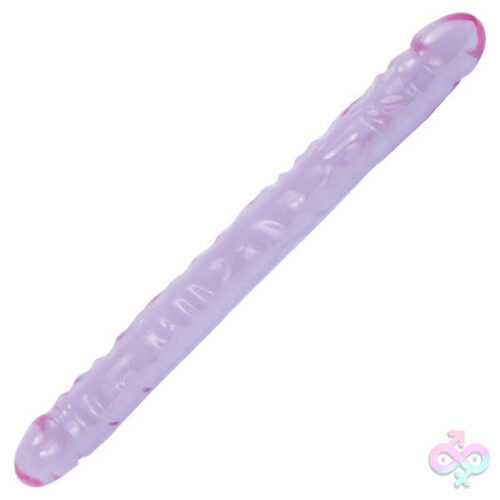 Doc Johnson Sex Toys - Crystal Jellies 18 Inch Double Dong - Purple