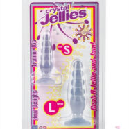 Doc Johnson Sex Toys - Crystal Jellies Anal Delight Trainer Kit - Clear
