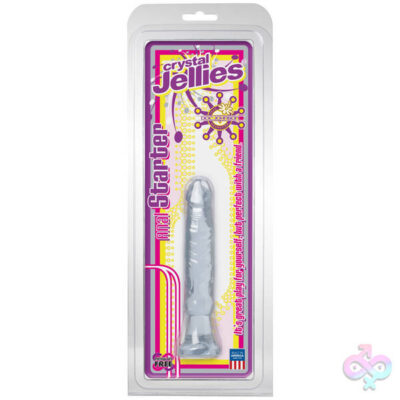 Crystal Jellies Anal Starter purple anal dildo by Doc Johnson