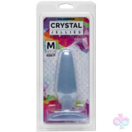 Doc Johnson Sex Toys - Crystal Jellies Butt Plug - Medium - Clear