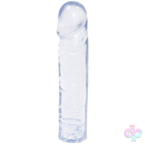 Doc Johnson Sex Toys - Crystal Jellies Classic Dong 8 Inch - Clear
