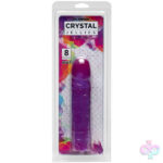 Doc Johnson Sex Toys - Crystal Jellies Classic Dong 8 Inch - Purple