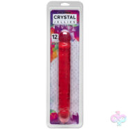 Doc Johnson Sex Toys - Crystal Jellies Jr. Double Dong 12 Inch - Pink