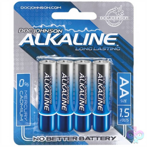 Doc Johnson Sex Toys - Doc Johnson Alkaline Batteries - AA - 4 Pack