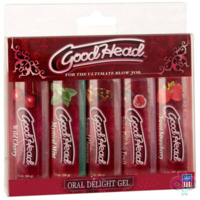 Doc Johnson Sex Toys - Good Head - Oral Delight Gel - 5 Pack