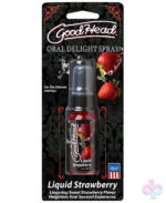 Doc Johnson Sex Toys - Good Head Oral Delight Spray 1 Oz  - Liquid Strawberry
