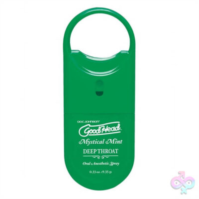 Good Head to Go Deep Throat Spray Mystical Mint by Doc Johnson oral anesthetic spray bottle