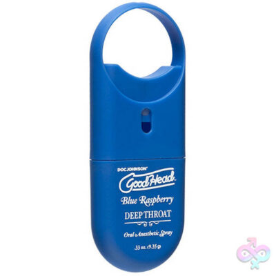 Goodhead Deep Throat Spray to Go Blue Raspberry by Doc Johnson .33 oz travel size