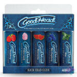 Doc Johnson Sex Toys - Goodhead - Slick Head  Glide - 5 Pack - 1 Fl. Oz.