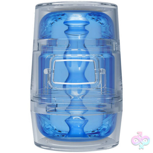 Doc Johnson Sex Toys - Main Squeeze - Pop-Off - Optix - Crystal Blue