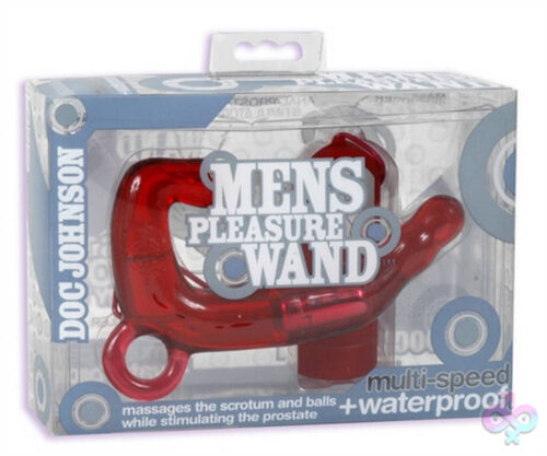 Doc Johnson Sex Toys - Men's Pleasure Wand - Red