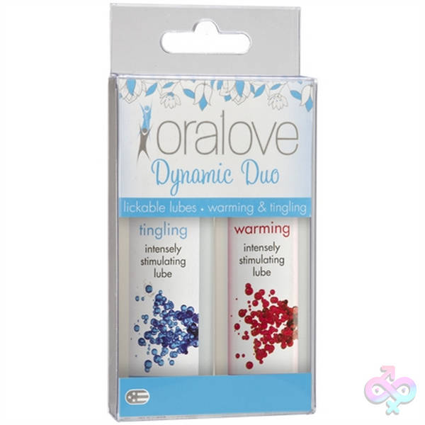 Oral Love Dynamic Duo - Warming and Tingling Doc Johnson Sex Toys - Oral Love Dynamic Duo - Warming and Tingling