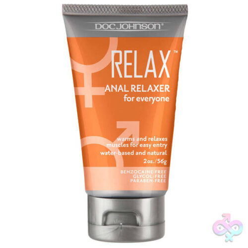 Doc Johnson Sex Toys - Relax - Anal Relaxer for Everyone - 2 Oz. - Bulk