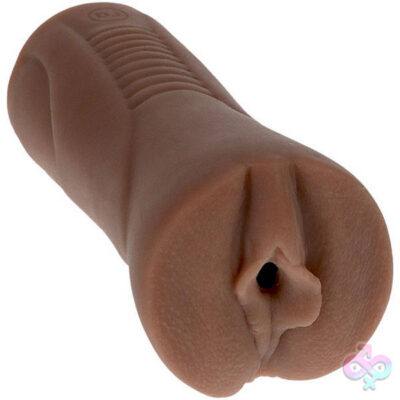 Signature Strokers Honey Gold Ultraskyn pocket pussy masturbator by Doc Johnson