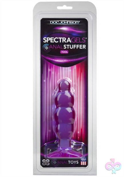 Doc Johnson Sex Toys - Spectragels Anal Stuffer - Purple