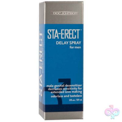 Doc Johnson Sex Toys - Sta-Erect Delay Spray for Men - 2 Fl. Oz. - Boxed