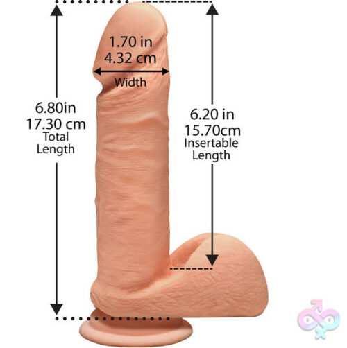 Doc Johnson Sex Toys - The D - Perfect D 7" - Vanilla