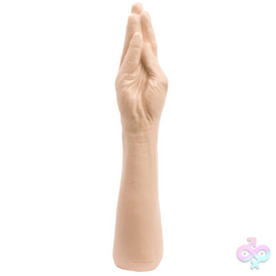 The Hand exotic fist dildo by Doc Johnson in beige rubber — 15.3 inches