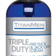Doc Johnson Sex Toys - Titanmen Triple Duty Fist, Fuck and Jack Off Cream - Bulk - 8 Fl. Oz.