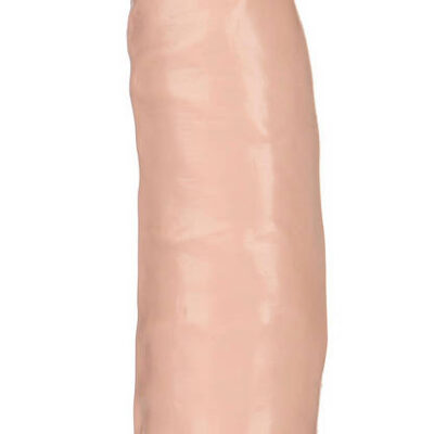 Vac U Lock 7 Inch Thin Dong the Naturals by Doc Johnson beige realistic harness attachment