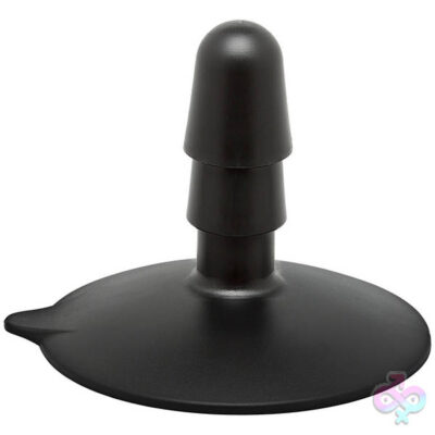 Vac-U-Lock Large Black Suction Cup Plug by Doc Johnson — extra-sturdy suction cup base for large attachments