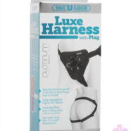 Doc Johnson Sex Toys - Vac-U-Lock Platinum Edition Luxe Harness - Black