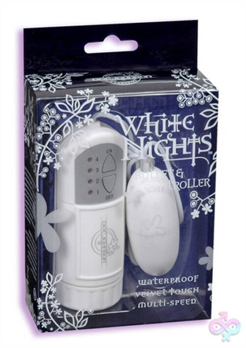 Doc Johnson Sex Toys - White Nights Bullet and Controller - White
