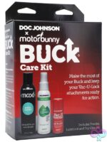 Doc Johnson X Motorbunny Buck Care Kit with water-based lube, Vac-U Powder, and natural toy cleaner by Doc Johnson