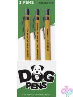 Green Dog People Pens 3pk by Wood Rocket — funny novelty pens for dog lovers