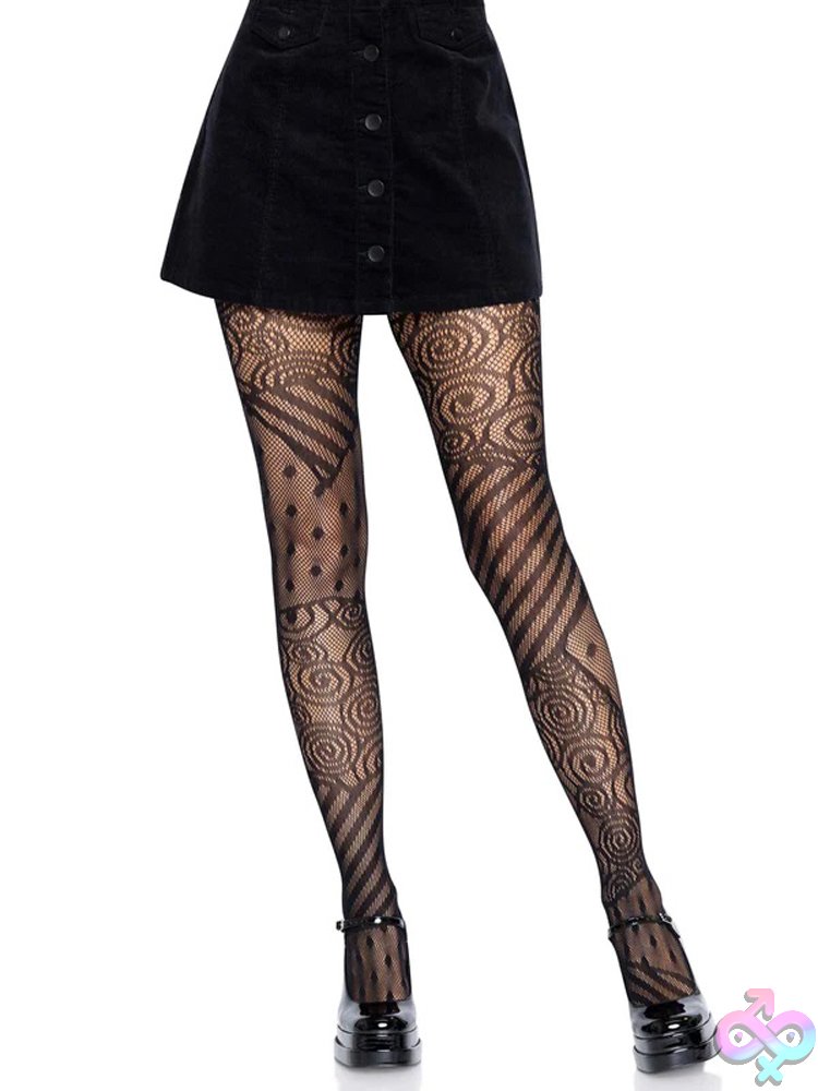 Discreet-Toys-Doll-Net-Tights-One-Size-Black-La-9234Blkos Doll Net Tights - Image 1