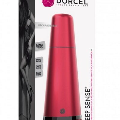 Dorcel Deep Sense automatic masturbator in red by Dorcel