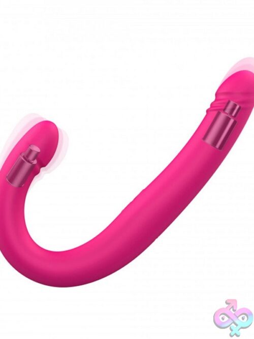 Dorcel Orgasmic Double Do Thrusting Double Dildo – Pink - Image 2