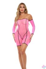 Double Vision Bodysuit Set - Pink - Image 2