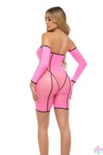 Double Vision Bodysuit Set - Pink