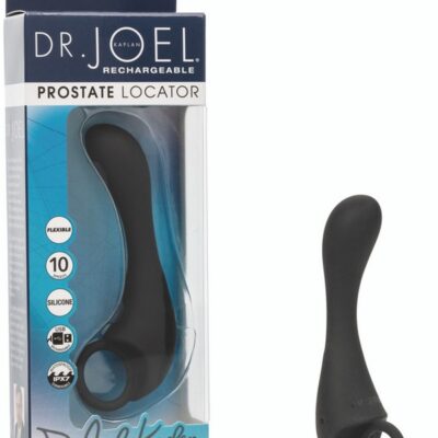 Slim black rechargeable prostate locator in body-safe silicone by California Exotic Novelties