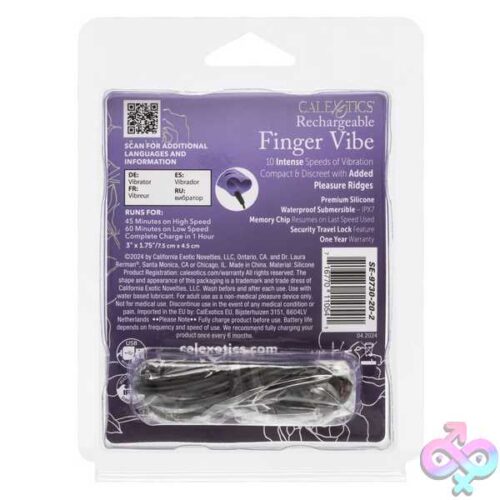 Dr. Laura Berman Rechargeable Finger Vibe - Purple - Image 2