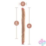 Dr. Skin Plus - 14 Posable Double Dong - Beige - Image 8