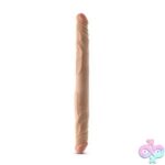 Dr. Skin Plus - 14 Posable Double Dong - Beige - Image 9