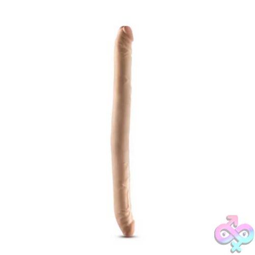 Dr. Skin Plus - 16.5 Posable Double Dong - Beige - Image 9