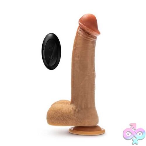 Dr. Skin Silicone - Dr. Phillips - 8.5 Inch Thrusting Dildo - Tan - Image 9