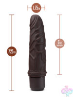 Dr. Skin Silicone - Dr. Robert - 7 Inch Vibrating  Dildo - Brown - Image 9