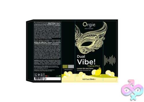 Dual Vibe Gin And Tonic Lemon Kissable Liquid Vibrator 15Ml - Image 2