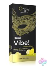 Dual Vibe Gin and Tonic Lemon Kissable Liquid Vibrator 15ml