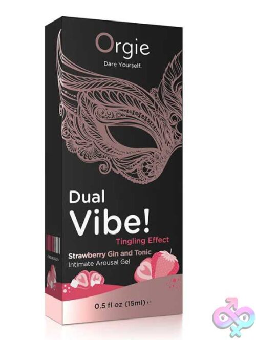 Dual Vibe Gin And Tonic Strawberry Kissable Liquid Vibrator 15Ml - Image 2