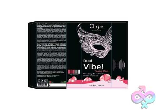 Dual Vibe Gin And Tonic Strawberry Kissable Liquid Vibrator 15Ml - Image 4