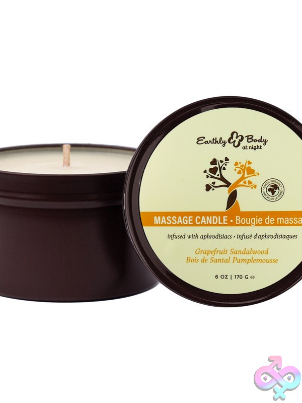 Discreet-Toys-Earthly-Body-At-Night-Candle-Aphrodisiac-Collection-Grapefruit-Sandalwood-6-Oz-Nu-Eb-Hsbnac033 White 6 Oz Grapefruit Sandalwood Aphrodisiac Candle By Earthly Body At Night Collection