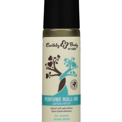 Roll-On Perfume Aphrodisiac Sea Jasmine 0.34 oz by Earthly Body — clear bottle